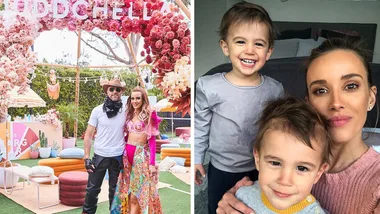 Bec Judd sends nanny off to twins orientation while she partied