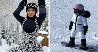 Kylie Jenner shares the cutest video of daughter Stormi snowboarding