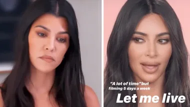 Kourtney Kardashian takes swipe at Kim on Instagram