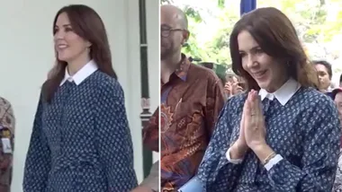 Princess Mary stuns in Beulah London dress on her trip to Indonesia