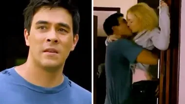 James Stewart & Jessica Marais racy scene in Packed to the Rafters