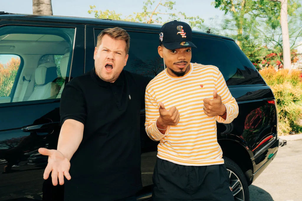 James Corden and Chance The Rapper