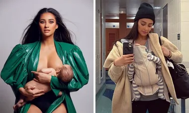 Shay Mitchell hits back at nasty mum-shamers