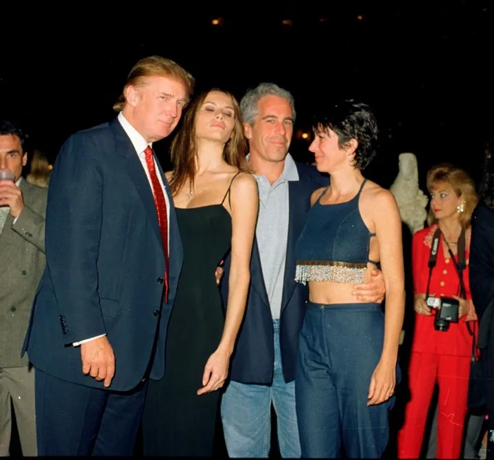 The Trumps with Jeffrey Epstein and Ghislaine Maxwell