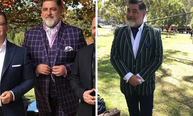 Matt Preston shows off his epic weight loss