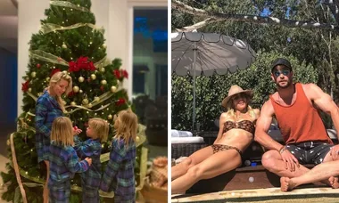 Chris Hemsworth and Elsa Pataky show off inside of huge mansion