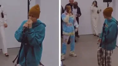 Justin Bieber singing BABY in 2019