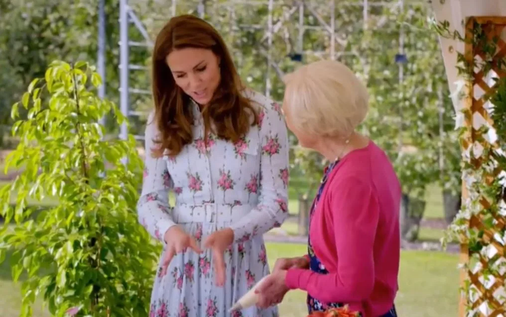 Kate Middleton and Mary Berry