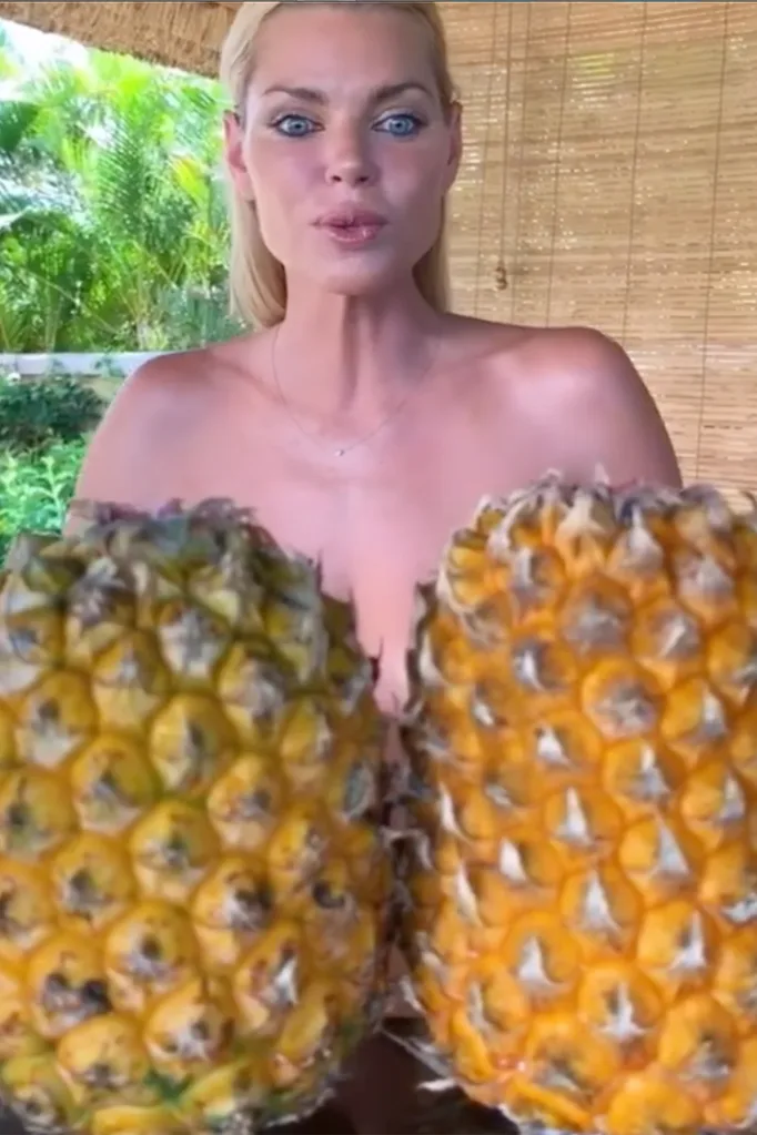 Sophie Monk pineapples