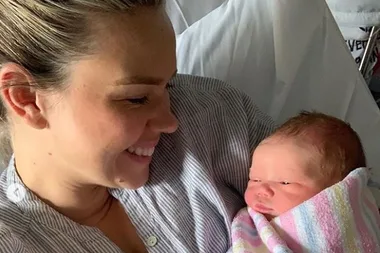 Sunrise host Edwina Bartholomew shares first picture of daughter Molly