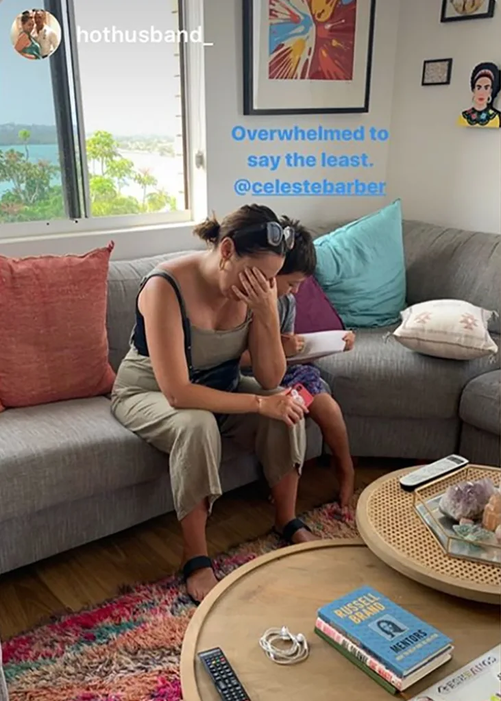 Celeste Barber crying