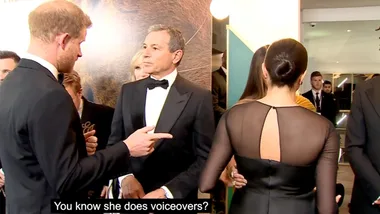 Moment Prince Harry asks Bob Iger to give Meghan a voiceover job