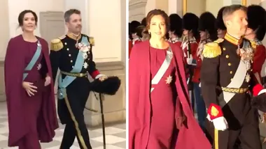 Princess Mary and Prince Frederik attend New Year’s show