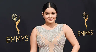 Ariel Winter attends the 68th Emmy’s in a dress Kylie Jenner owns