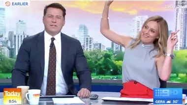 Karl Stefanovic digs up embarrassing footage of Allison Langdon