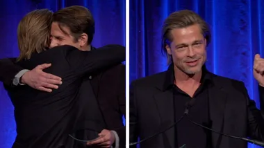 Brad Pitt reveals Bradley Cooper helped him get sober