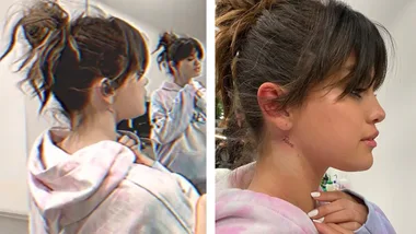 Selena Gomez shows off new ‘rare’ neck tattoo