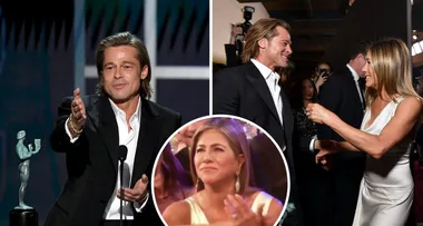 WATCH Jennifer Aniston’s reaction to Brad’s SAG Awards acceptance speech