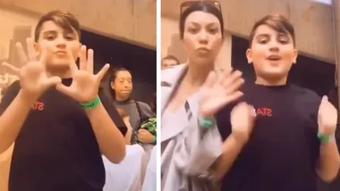 Kourtney Kardashian Photobombs Mason Disick’s New TikTok