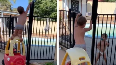 3-year-old breaks into locked pool area