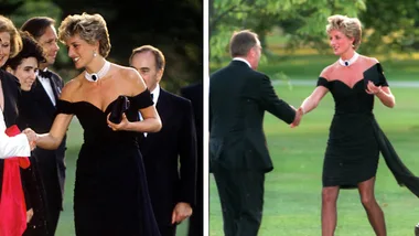 Princess Diana in her Iconic revenge dress