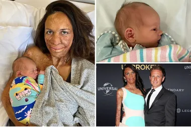 “Welcome to the world!” Turia Pitt gives birth to a healthy baby boy