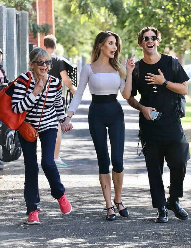 Olivia has been at her daughter's side from rehearsals to her first performance.