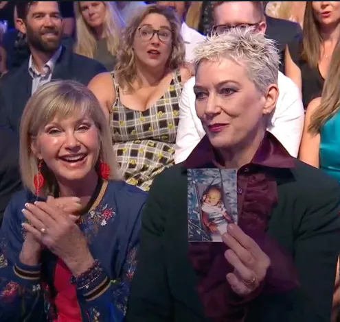 Patricia Kelly, Gene Kelly’s widow, was also in the audience and brought a baby photo of Chloe. Turns out legendary dancer Gene Kelly introduced Chloe’s parents to each other!