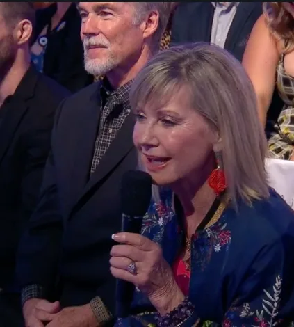 When the dance was finished Chloe’s mother Olivia Newton-Johnn was the first to be asked what she thought “Oh my goodness. I'm so proud. I'm so proud, my heart is beating so fast,
