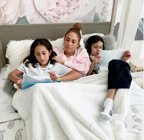 Emme, whose father is Marc Anthony and has a twin brother called Max, has showcased her incredible singing voice before, having joined J-Lo on stage during her It's My Party world tour in 2019.