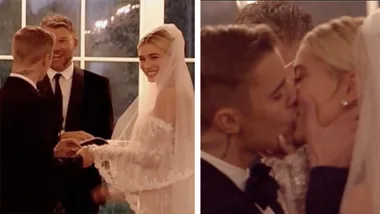 Sweet moment Hailey and Justin Bieber exchange vows