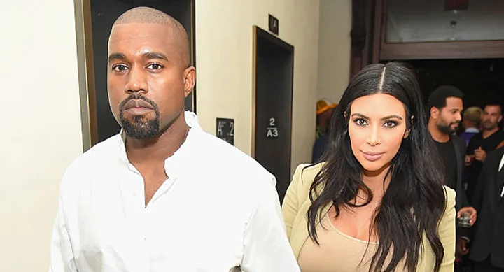 Kanye West and Kim Kardashian West