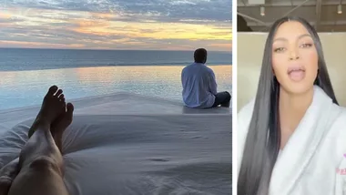 Inside Kim Kardashian and Kanye West’s “Relaxing” Valentine’s Day Vacation