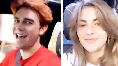 KJ Apa gets a sweet visit from girlfriend Clara Berry in LA