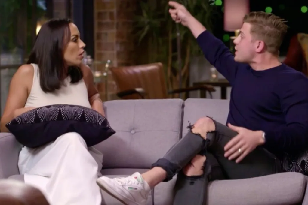 “You know, I have a temper. I think I would have made the situation worse going up to Natasha and trying to talk to her,” he admitted, which prompted Natasha to start shouting