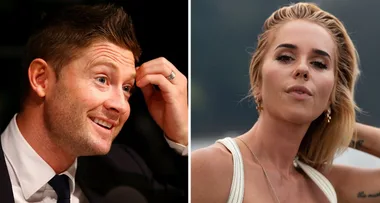 Michael Clarke seen at Pip Edwards’ pad after moving back home with wife Kyly