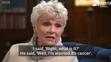 Julie Walters didn’t know of her cancer when visiting late Victoria Wood