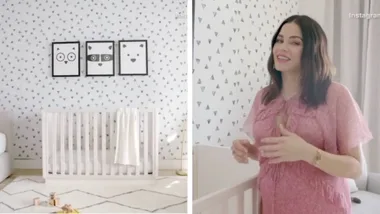 Jenna Dewan gives a tour of her Pottery Barn Kids nursery