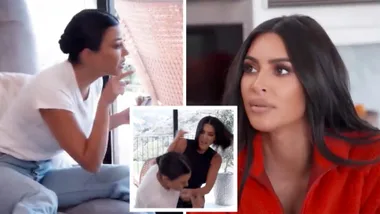 Kim Kardashian and Kourtney punch on in explosive KUWTK promo
