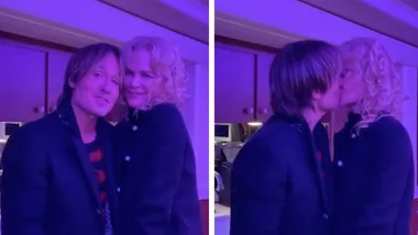 Keith Urban and Nicole Kidman share kiss while wishing a Happy New Year