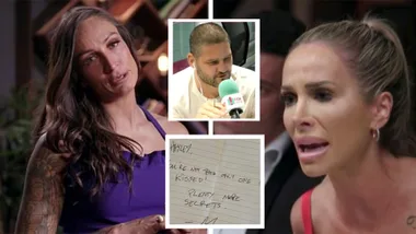 MAFS’ Hayley confronts radio host over ‘fake cheating note’ prank