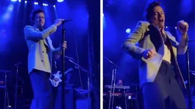 Harry Styles surprise fans during iHeartRadio’s secret show