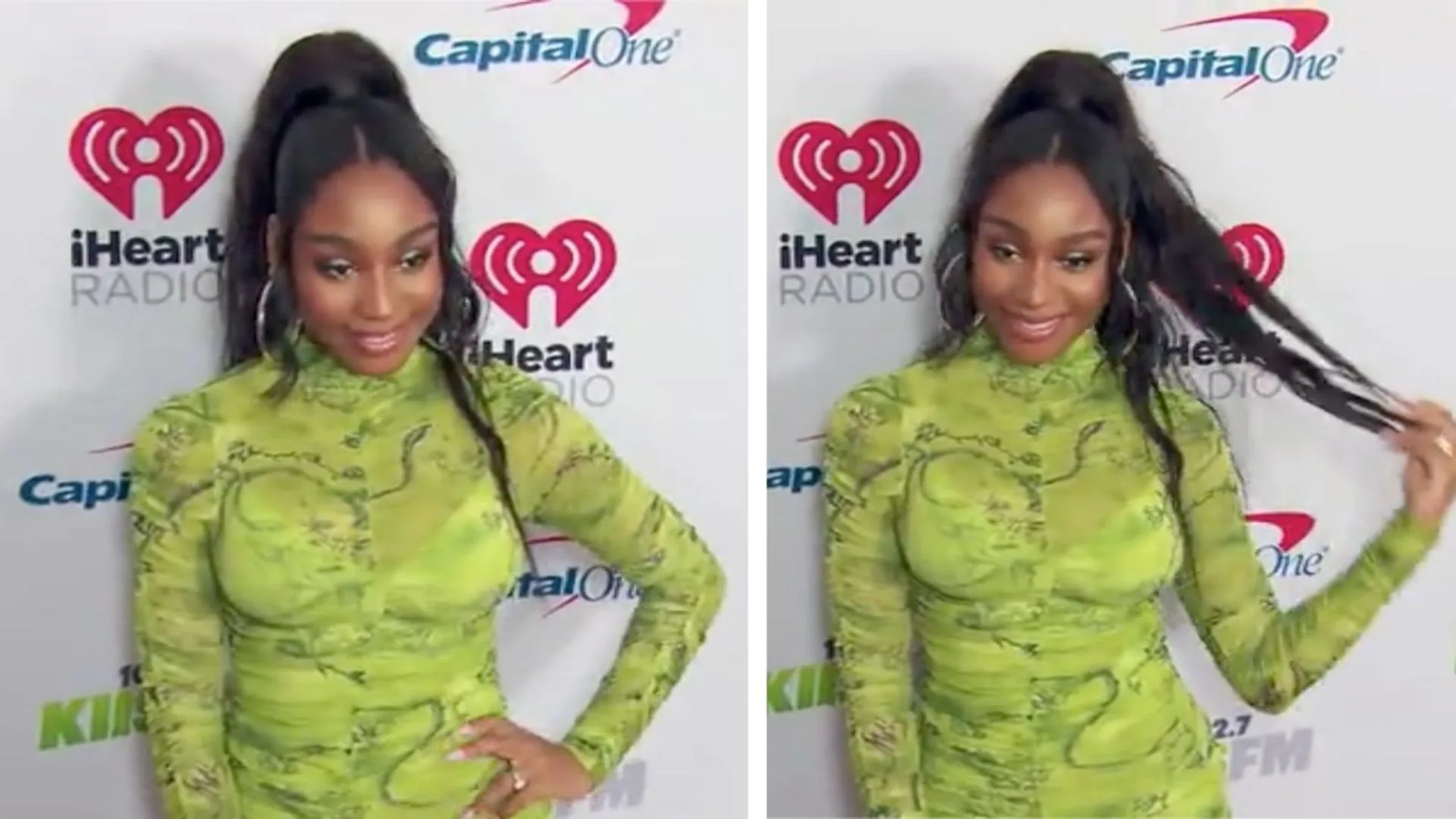 Normani is gorgeous in green at the 2019 KIIS FM Jingle Ball