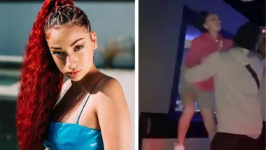 Bhad Bhabie and Woah Vicky get into brawl in recording studio