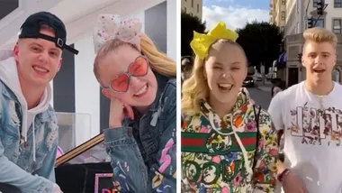 Jojo Siwa dances with rumoured boyfriend Elliott Brown