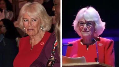 Camilla delivers speech on domestic violence at WOW Festival