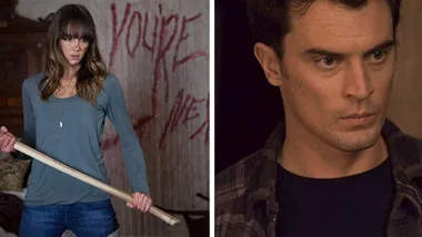 Sharni Vinson & Nicholas Tucci in horror flick ‘You’re Next’