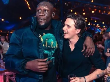 Stormzy performs at Brooklyn Beckham’s 21st