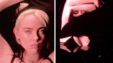Billie Eilish strips down on stage