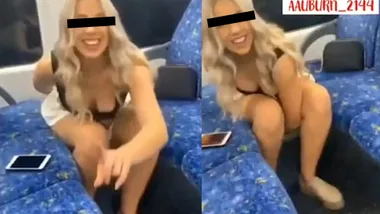 Woman filmed ‘urinating on a train and wiping her wet hands on a seat